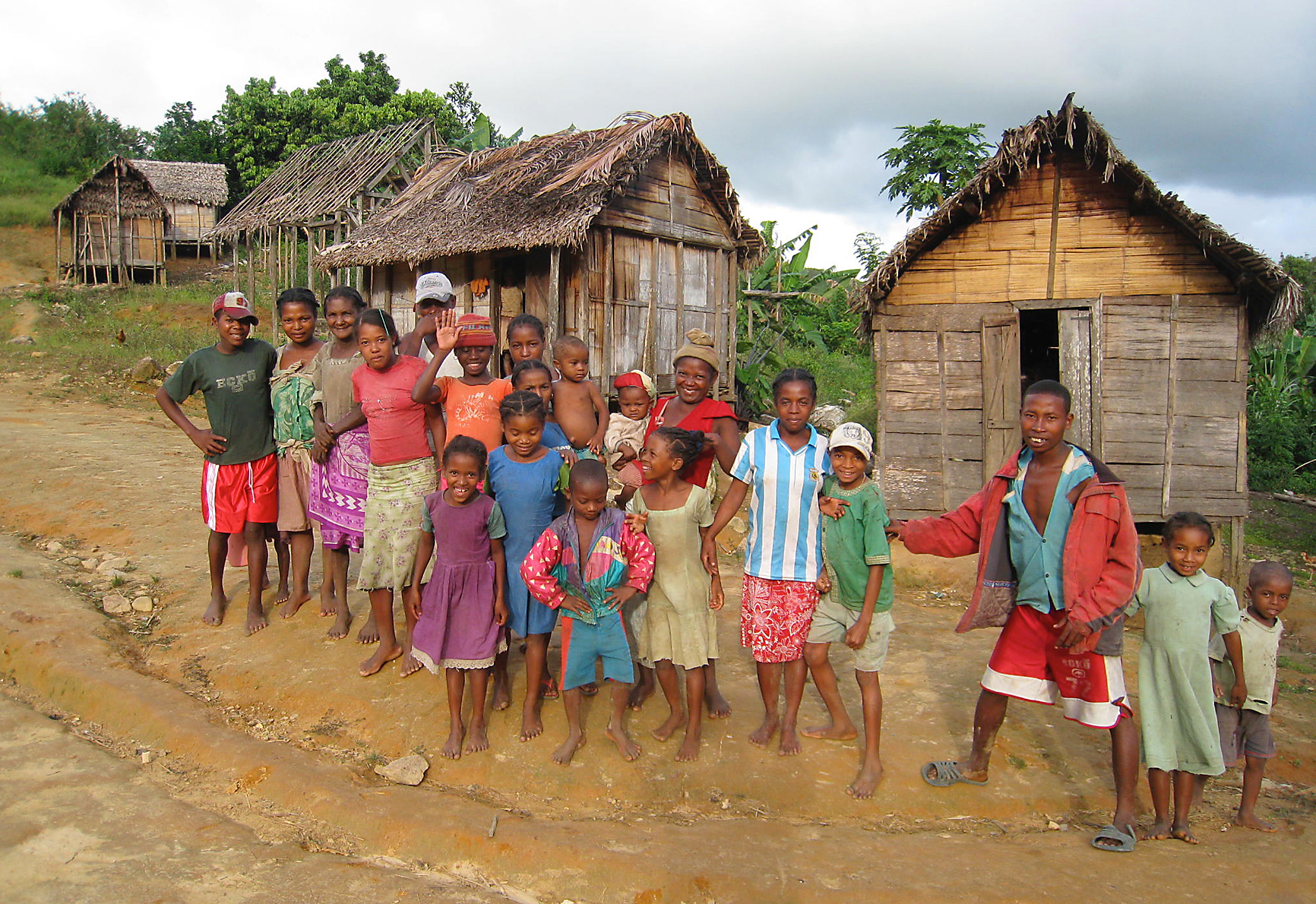 A village in Madagascar. (© Christian Peeters)