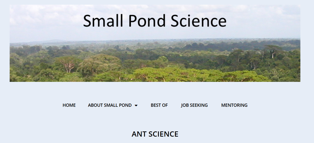 An incomplete guide to ant blogs – Myrmecological News Blog